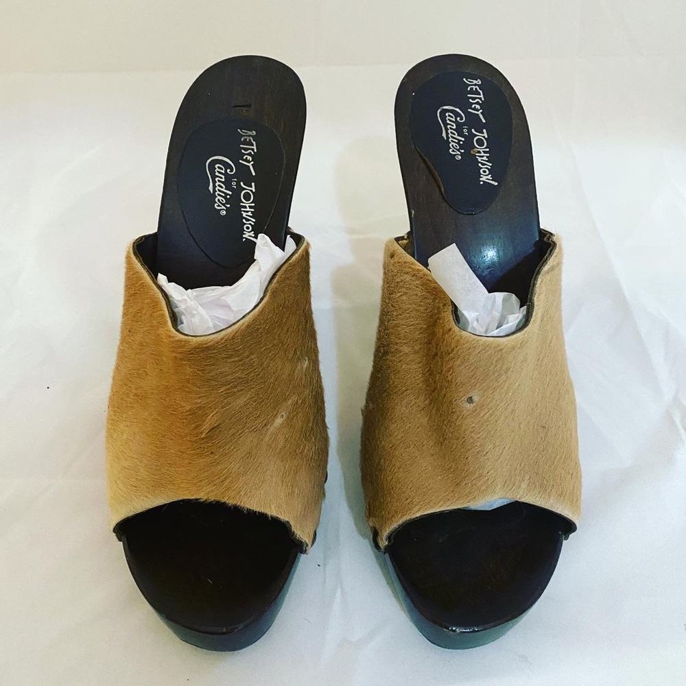 #Vintage Pony Hair Mules💜 #CatchItRecycledThreads